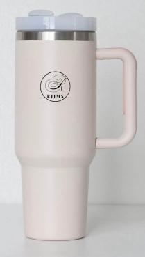 40 oz Tumbler with Handle and Straw